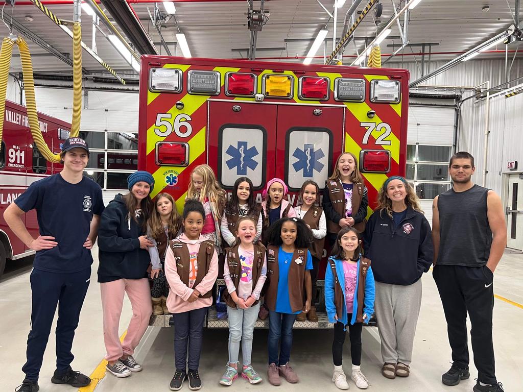 Pleasant Valley Girl Scouts Visit The Firehouse - Pleasant Valley Fire ...